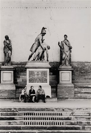 Fulvio Roiter (1926 - 2016)  - Firenze Loggia dei Lanzi, 1970s