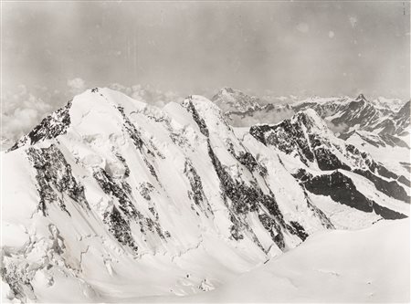 Vittorio Sella (1859 - 1943)  - Lyskamm, Grand Combin dalla Punta Gnifetti, 1884