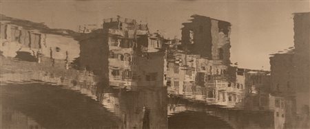 Giuseppe Tarsini (XX sec.)  - Firenze: il Ponte Vecchio, 1958