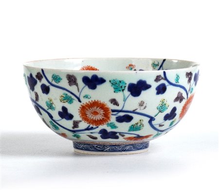  
Ciotola "Imari" decorata in blu Giappone epoca Meiji (1868-1912).
Porcellana 10cmX20cm