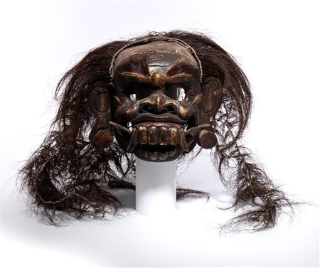  
Maschera Balinese, Indonesiana XX secolo 
 Alt.23cmX26cm