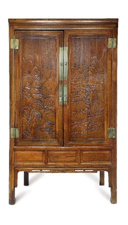  
Mobile a doppio corpo, Cina XX secolo
 Alt. 177cmX109cmX59cm