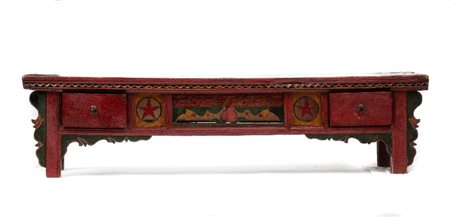  
Panchetta intagliata con la stella rossa 1966-1976.
 Lung. 1,40 m