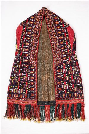  
Abito Turkmeno "Chirpy" in seta ricamata Inizi XX sec. 
 165cmX100cm