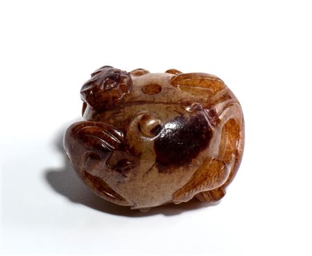  
Piccolo intaglio in giada, Cina fine dinastia Qing-periodo Repubblica
 5,8cmX3,5cm