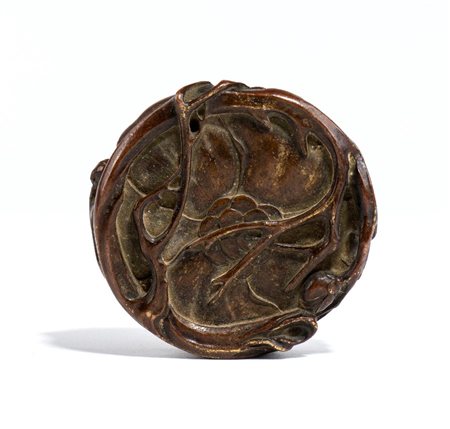  
Porta incenso, Cina dinastia Qing, fine XIX secolo
 Diam.4,5cm