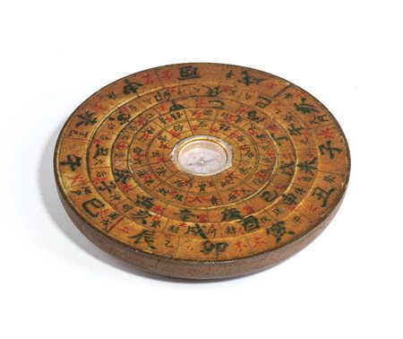  
Bussola geomantica, Cina Inizio XX secolo
 Diam.15cm