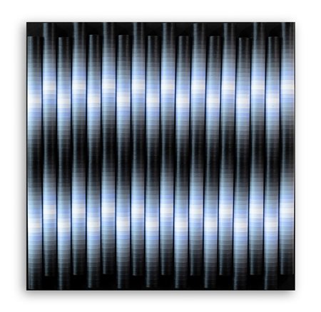 RAFFAELE BIELÒ (1973) - Frequenze optical tela, 2024