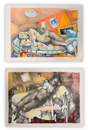 UGO ATTARDI (1923-2006) - Lotto unico composto da 2 opere grafiche