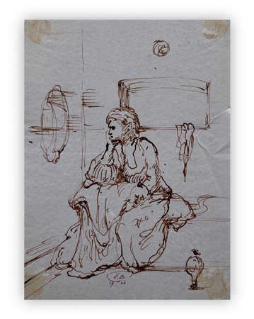 EUGÈNE BERMAN (1899-1972) - Senza Titolo, 1946