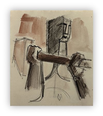 AUTORE INDECIFRATO - Senza Titolo