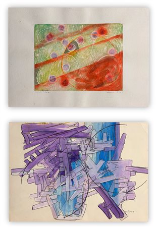 AUTORI VARI (PAOLO GIUSSANI E LORIS FERRARI) - Lotto unico di 2 opere