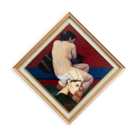 GOFFREDO CIVITARESE (1936-2016) - Profilo con donna nuda