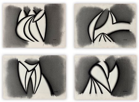 DORDEVIC MIODRAG (1936) - Lotto unico di 4 opere