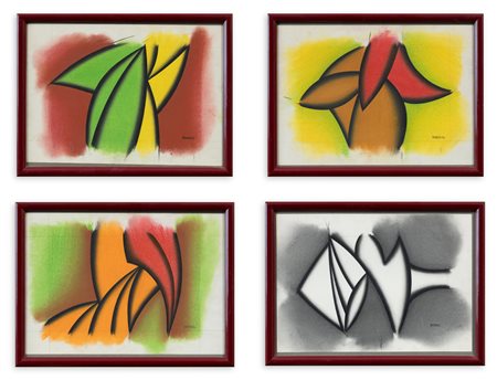 DORDEVIC MIODRAG (1936) - Lotto unico di 4 opere