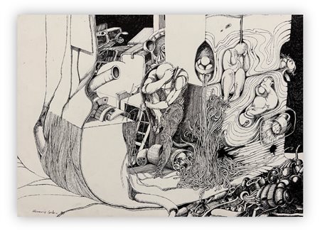 MAURIZIO CARLONI (1941-2001) - Senza Titolo, 1980