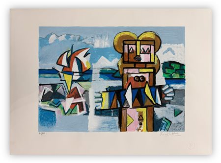 IBRAHIM KODRA (1918-2006) - Senza Titolo