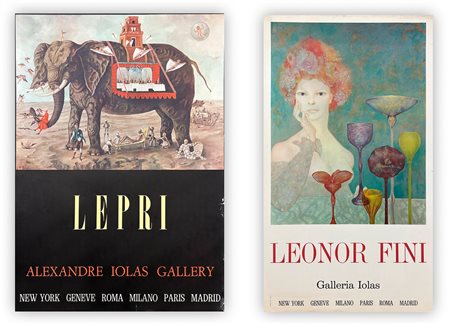 LOCANDINE (GALLERIA IOLAS) - Lotto unico di 2 locandine