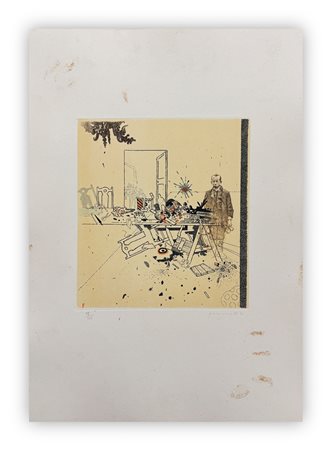 GIANFRANCO FERRONI (1927-2001) - La stanza ritrovata II, 1966-1970