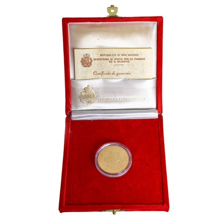 Moneta d'oro a corso legale 5 Scudi, 1989