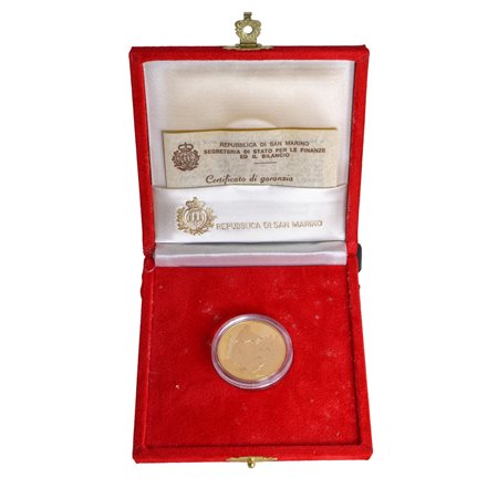 Moneta d'oro a corso legale 5 Scudi, 1990