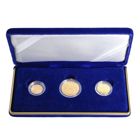 Coniazione di scudi d'oro dello stato a corso legale 1/2- 1 e 2 scudi, 1998