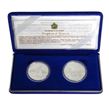 Mondo animale in pericolo, monete celebrative, 1996