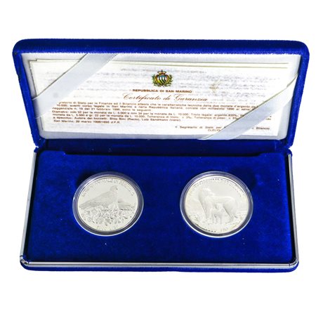 Mondo animale in pericolo, monete celebrative, 1996