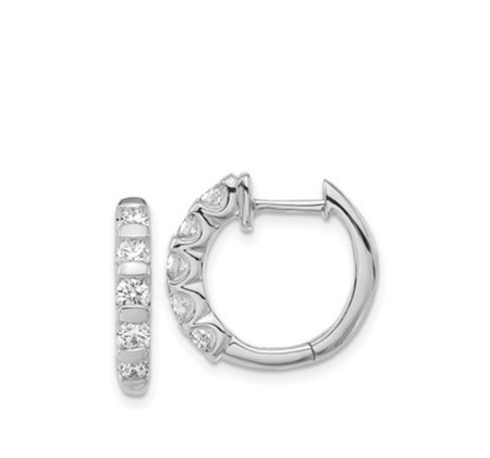 ORECCHINI IN ORO CON DIAMANTI NATURALI PER 1,30 CT - 839 NAT 18K