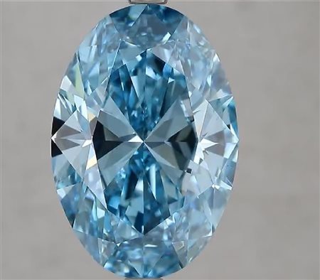 DIAMANTE LAB-GROWN 5,01 CT FANCY BLU VIVIDO VS1