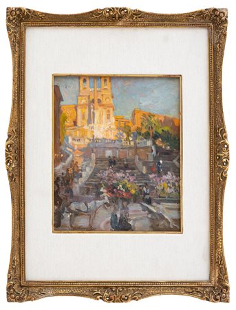 Giuseppe Pennasilico - "Piazza di Spagna  ( Roma )"