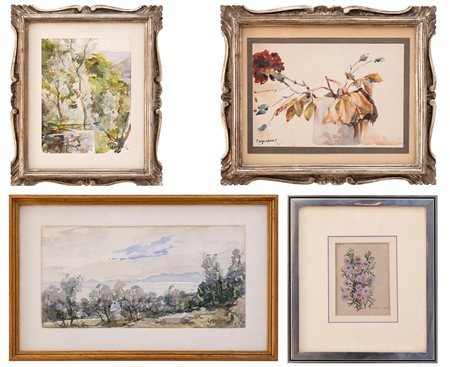 Carlo Casanova - "Raccolta di acquarelli "