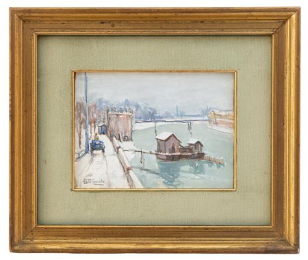 Giuseppe Menato - "L'Adige a Verona "