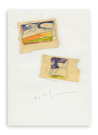 MARIO SCHIFANO (1934-1998) - Senza Titolo, 1980-1981