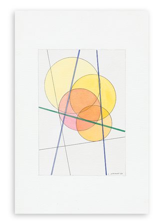 LUIGI VERONESI (1908-1998) - Senza Titolo, 1986