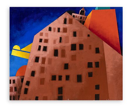 EMILIO TADINI (1927-2002) - Città italiana