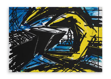 VINICIO BERTI (1921-1991) - Incontro - costruzione antagonismo AH - BAN, 1989