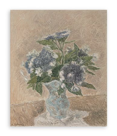 CRISTOFORO DE AMICIS (1902-1987) - Ortensie Giapponesi, 1975