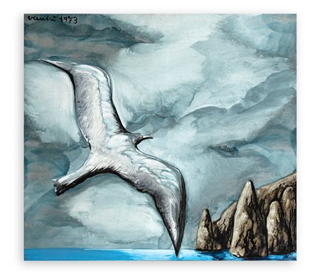 SERGIO VACCHI (1925-2016) - Gabbiano mediterraneo, 1973