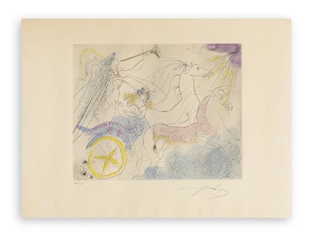 SALVADOR DALÌ (1904-1989) - Euterpe. Dèesse de la Musique, 1971