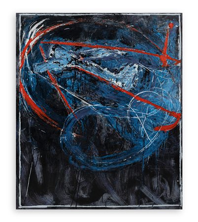 MARIO SCHIFANO (1934-1998) - Navigatore notturno, 1989