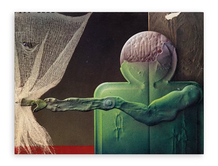 MILAN GOLDSCHMIEDT (1931) - Chi c'è dietro? - n.2 (ciclo 'opere superiori'), 1983