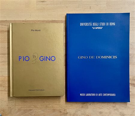 GINO DE DOMINICIS - Lotto unico di 2 cataloghi
