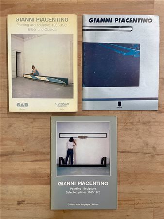 GIANNI PIACENTINO - Lotto unico di 3 cataloghi