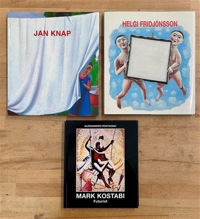 MARK KOSTABI, JAN KNAP E HELGI FRIDJONSSON - Lotto unico di 3 cataloghi