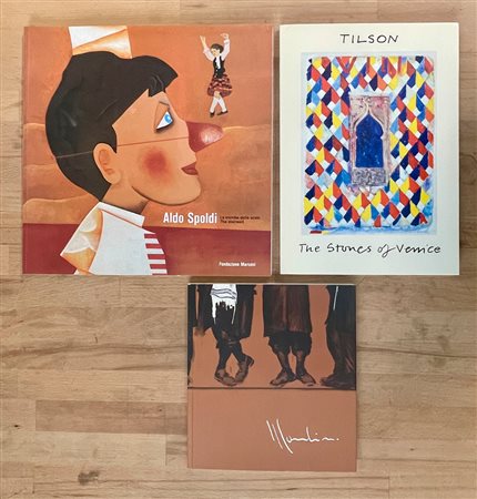 JOE TILSON, ALDO SPOLDI E ALDO MONDINO - Lotto unico di 3 cataloghi