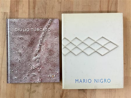 MARIO NIGRO E GIULIO TURCATO - Lotto unico di 2 cataloghi