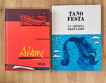 TANO FESTA E VALERIO ADAMI - Lotto unico di 2 cataloghi
