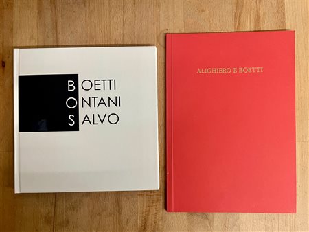 ALIGHIERO BOETTI - Lotto unico di 2 cataloghi