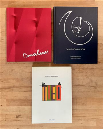 GIUSEPPE MARANIELLO, DOMENICO BIANCHI E AGOSTINO BONALUMI - Lotto unico di 3 cataloghi